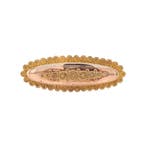 Roségouden vintage filigraan broche 14 krt, Ophalen of Verzenden, Nieuw