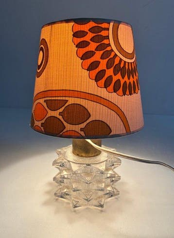Lamp - Glas - Tafellamp, Antiek en Kunst, Kunst | Designobjecten