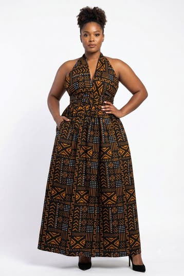 Afrikaanse print Infinity Multiway Maxi Jurk - Verstelbare S, Ophalen of Verzenden, Nieuw