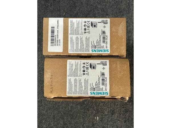 Veiling - 2x Siemens 3RT1045-1AL20 vermogenscontactor, Zakelijke goederen, Machines en Bouw | Industrie en Techniek