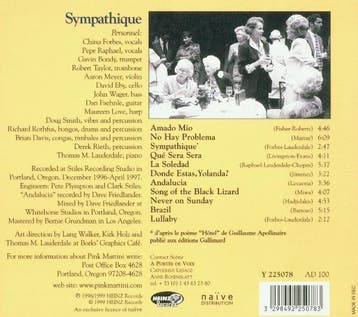 cd - pink martini - Sympathique (nieuw), Cd's en Dvd's, Verzenden, Zo goed als nieuw