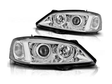 Angel Eyes koplampen Chrome geschikt voor Opel Astra G, Auto-onderdelen, Verlichting, Verzenden, Nieuw, Opel
