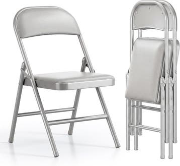 Klapstoelen - Vouwstoelen - Set van 2 - Eettafelstoelen - Gr, Verzenden, Zo goed als nieuw