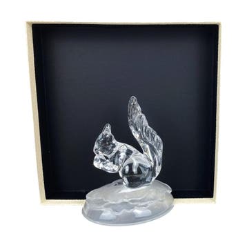 Crystal dArques - Loodkristallen sculptuur van Eekhoorn, Ophalen of Verzenden, Nieuw