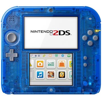 Nintendo 2DS Console - Transparant Blauw, Verzenden, Zo goed als nieuw
