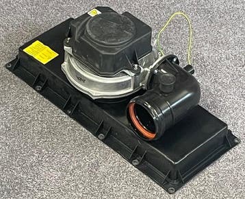 Goede gebruikte rookgasventilator Brink B40 HR(D) Allure., Doe-het-zelf en Verbouw, Ophalen of Verzenden, Nieuw