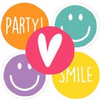 30x Sticker Smiley - Emoji - Party - Hart - Mix -, Verzenden, Nieuw
