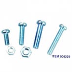 Benson Assortiment bouten en moeren - verzinkt - 125-deli..., Ophalen of Verzenden, Nieuw