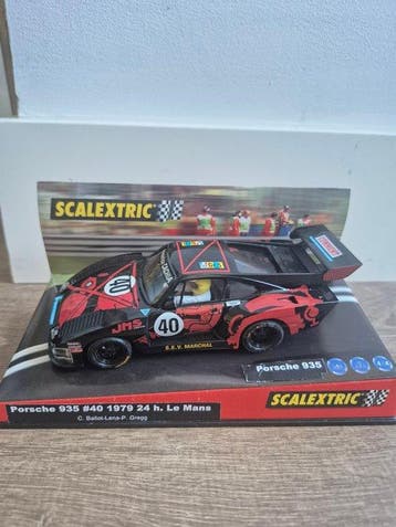 Scalextric - Slotcar Porsche 935 #40 1979 24 h. Le Mans -, Nieuw