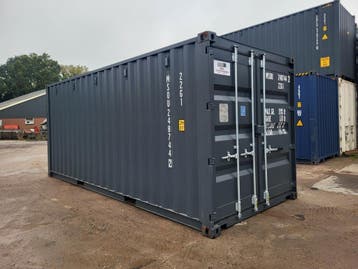 20ft zeecontainer, opslagcontainer antraciet RAL 7016, Ophalen of Verzenden