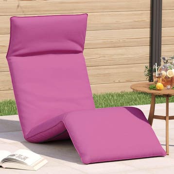 vidaXL Opvouwbare ligstoel Roze 175x54x8,5 cm Oxford Stof, Verzenden, Nieuw