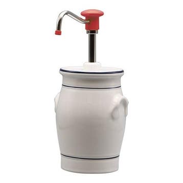 Sauzen dispenser keramische pot 30ml/2L | Ø15x33(h)cm, Verzenden, Nieuw in verpakking
