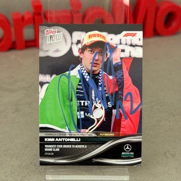 Mercedes - Topps Now - Youngest ever driver to achieve a, Nieuw