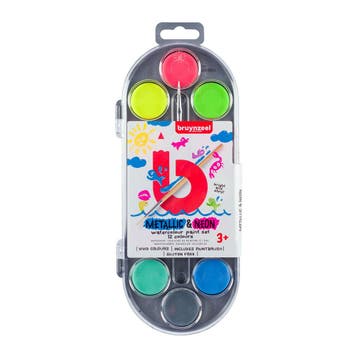 Bruynzeel waterverf set - 12 kleure van €7,99 voor €7,19, Ophalen of Verzenden, Nieuw