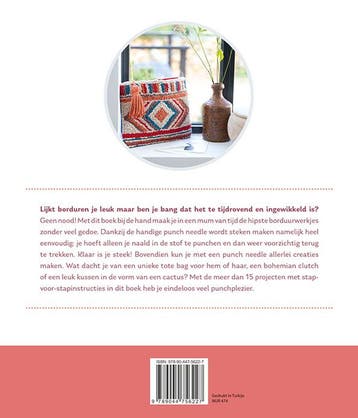 Borduren met de punch needle 9789044756227 Sabine Lacarriere, Verzenden, Zo goed als nieuw, Sabine Lacarriere