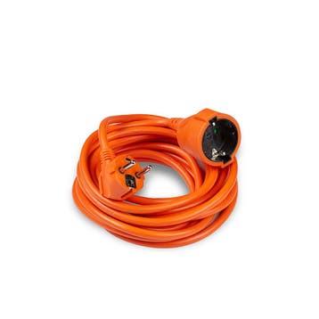 Technik PVC verlengkabel 5 meter oranje 3x1.5mm2, Ophalen of Verzenden, Nieuw