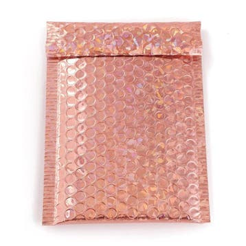 1 x Metallic luchtkussen envelop kleur: Peach Puff afm. 2..., Ophalen of Verzenden, Nieuw
