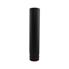 Rookkanaal pellet kachel 80mm staal 500mm pijp met luik, Ophalen of Verzenden, Nieuw