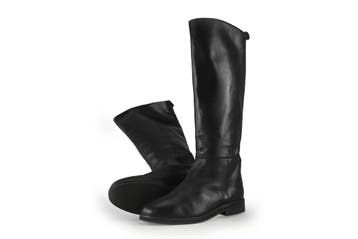 Manfield Laarzen in maat 42 Zwart, Kleding | Dames, Schoenen, Hoge laarzen, Verzenden, Zwart, Zo goed als nieuw