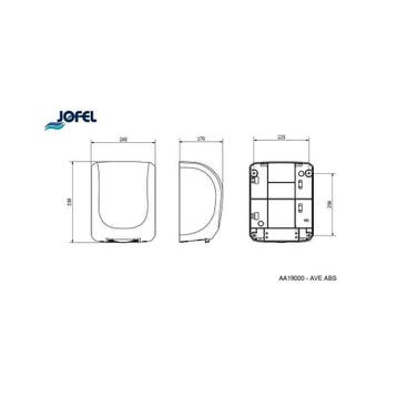 Jofel Ave ultra fast automatische handdroger - wit, Verzenden, Nieuw in verpakking
