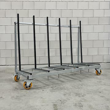 Platenkar / platenwagen - 1500kg zwaarlast zwenkwielen, Doe-het-zelf en Verbouw, Transportwagens, Nieuw, Transportkar