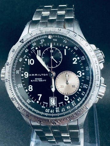 Hamilton - Khaki Pilot - H776120 - Heren - 2010-2020, Nieuw
