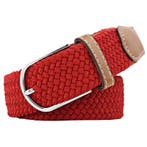 Fako Fashion - Elastische Riem - Canvas - Gevlochten - 105cm, Verzenden, Nieuw