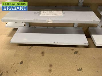 HCB RVS Dubbel wandschap schap Basic-line 120 x 40 cm Horeca, Ophalen of Verzenden, Nieuw in verpakking