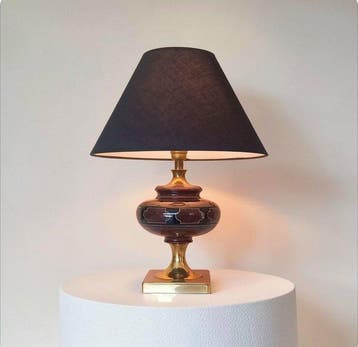 Louis Drimmer - Lamp - Met de hand geschilderd - Franse, Antiek en Kunst, Curiosa en Brocante