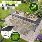 tillvex® Tuinstoelen, set van 2, stapelbaar, weerbestendig,, Verzenden, Zo goed als nieuw