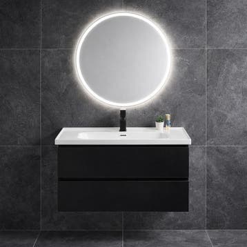 Modern Badkamermeubel 60 cm Zwart | Zwevend | Keramiek Nieuw, Verzenden, Nieuw