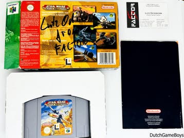 Nintendo 64 / N64 - Star Wars - Rogue Squadron - Signed By L, Verzenden, Gebruikt