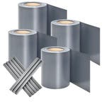PVC Privacystrips - 4 stuks - Lichtgrijs, Tuin en Terras, Schuttingen, Verzenden, Nieuw