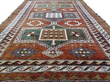Vintage Kars Kazak - Gereinigd - Vloerkleed - 190 cm - 133, Nieuw