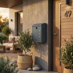 Pakket Klep | Wandmontage Staal | A-kwaliteit | Beste Prijs, Staal, Nieuw, Ophalen of Verzenden, Wandbrievenbus