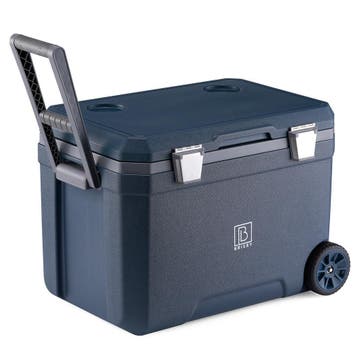 Brisby Verrijdbare Koelbox - Frigobox - 45 Liter BLAUW SET, Ophalen of Verzenden, Nieuw, Koelbox, Koelelement