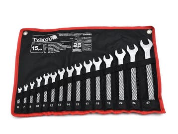 Ringsteeksleutel Set - 15 Delig - 6 Tot 27 Mm - Steeksleutel, Doe-het-zelf en Verbouw, Gereedschap | Handgereedschap, Ophalen of Verzenden
