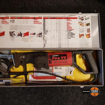 Sabelzaag Fox ANC VE met 6 inch buizen geleidingshouder, Doe-het-zelf en Verbouw, Gereedschap | Zaagmachines, Verzenden, Gebruikt