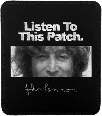John Lennon The Beatles - Listen patch officiële merchandise, Ophalen of Verzenden, Nieuw, Kleding