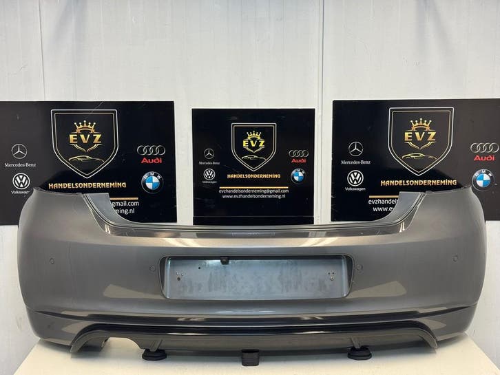 VW Polo V 6R bj.2012 achterbumper grijs LD7R 2009 tot 2014, Auto-onderdelen, Carrosserie en Plaatwerk, Gebruikt, Volkswagen, Achter