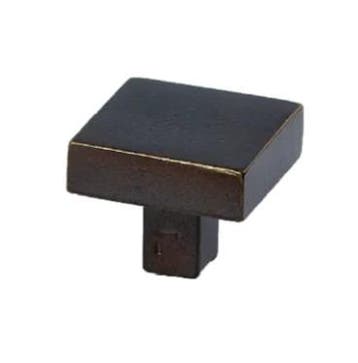 Meubelknop Jolie Carre 30 mm antiek brons, Verzenden, Nieuw