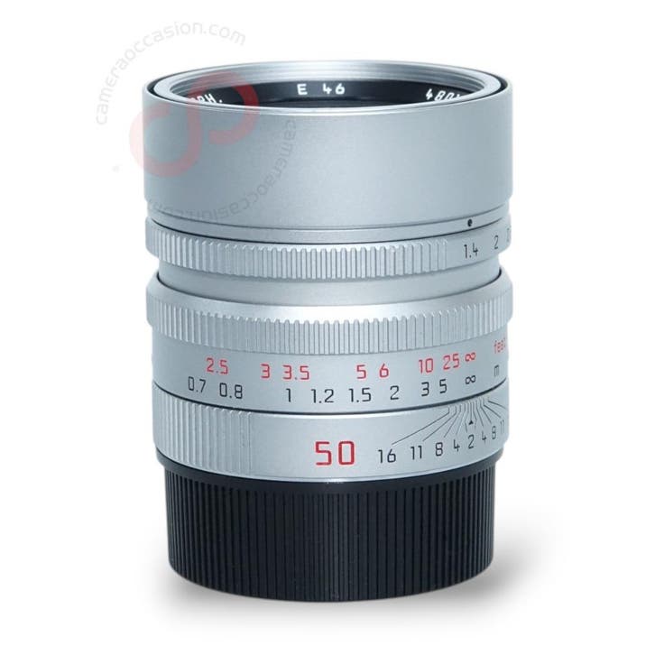 Leica 50mm 1.4 ASPH Summilux-M Zilver (11.829) nr. 1731, Audio, Tv en Foto, Fotografie | Lenzen en Objectieven, Toebehoren, Zo goed als nieuw
