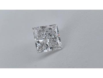 Veiling - Diamant princess 1.50 crt ( IGI gecertificeerd ), Sieraden, Tassen en Uiterlijk, Nieuw