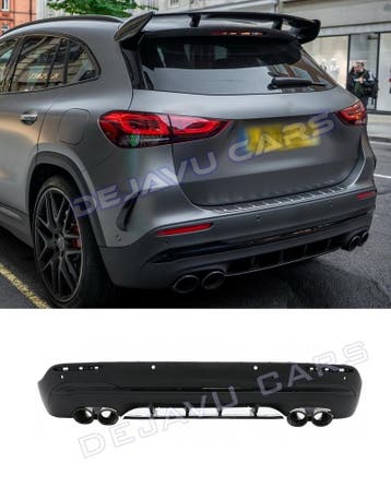 GLA45 AMG Look Diffuser voor Mercedes Benz GLA H247 AMG Line, Ophalen of Verzenden