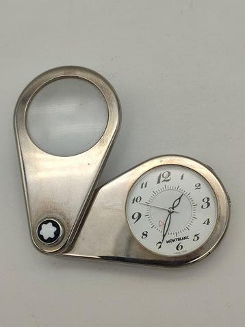 Bureauklok - Montblanc - Staal - 2000-2010 - Horloge met