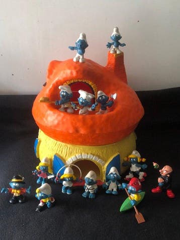 Bully, bullyland en schleich - Speelgoed figuur Smurfen -