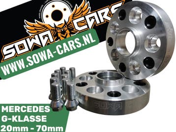 Spoorverbreders Spacers Mercedes G Klasse 5x130 84.1 20mm, Verzenden