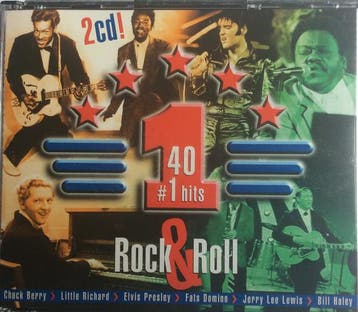 cd - Various - 40 # 1 Hits Rock &amp; Roll, Verzenden, Zo goed als nieuw