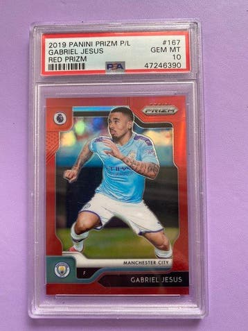 2019/20 Panini Prizm Gabriel Jesus #167 Parallel card,, Nieuw