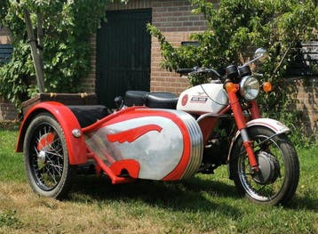 Moto Guzzi - Nuovo Falcone - Stoye Alloy Sidecar - 500 cc -